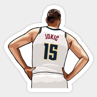 Nikola Jokic Vector Back Sticker